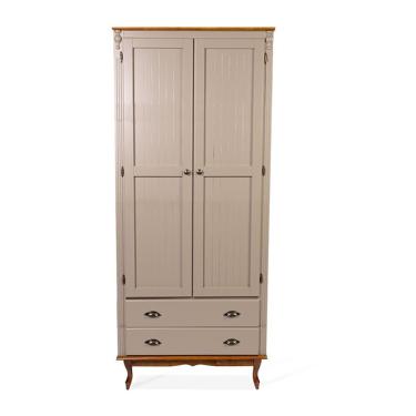 Imagem de Roupeiro Antique 2 Portas E 2 Gaveta - 2081 Cor Laca - Nude