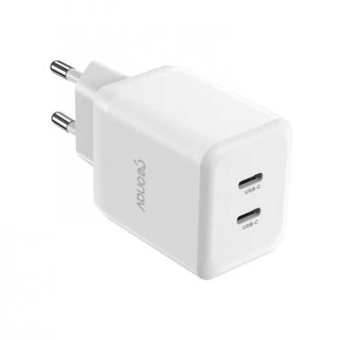 Imagem de Carregador De Tomada Universal Geonav Turbo Duo Ch35pdwt 35w Branco Bivolt