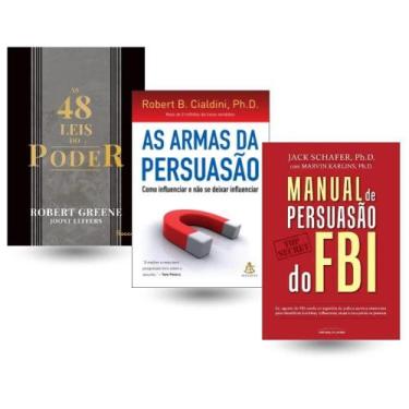 Imagem de Kit de livros: As 48 Leis do Poder + As Armas da Persuasão + Manual de