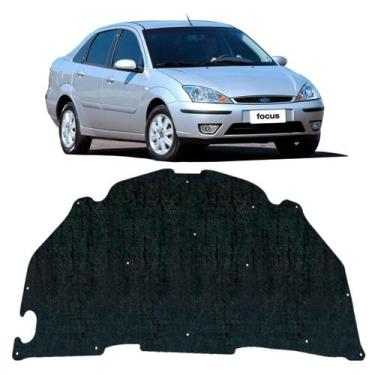 Imagem de  Forro Capo Ford Focus 1998 a 2008 Manta Autocolante Isolante  Presilh