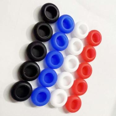 Imagem de UPONEW 20 Peças De Capas Silicone Para Controle Polegar, Substituição Capa Meta Quest 3/2/Quest 1 (Vermelho/Azul/Preto/Branco)