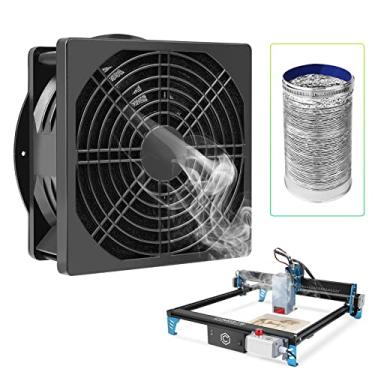Imagem de Comgrow Ventilador Removedor De Fumaça Solda, Extrator E Prevenção Fumaça, 3-6 W, 100-240 V, 3000 Rpm, Compatível Com Gabinete Gravador A Laser