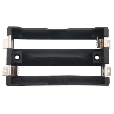 Imagem de YTgilo Suporte Para 2 Pilhas 21700 Duplo Tomada De Energia Recarregável Faça Você Mesmo, Placa Circuito, Brinquedos Elétricos, Porta-Retratos Digital, Calendário Eletrônico Preto