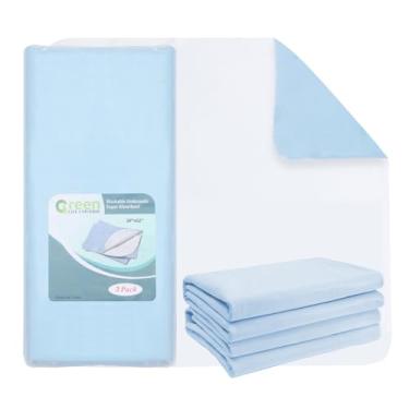 Imagem de Green life universe Pacote Com 2 Protetores De Cama Para Incontinência, À Prova D'Água, Laváveis, Reutilizáveis, Treinamento Animais Estimação, Macios, Adultos E Idosos, 86 Cm X 132