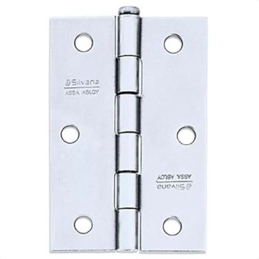 Imagem de Kit com 24 Dobradiças de Canto 3 1/2" Ferro Zincado 850 – Alta Resistência e Acabamento Durável