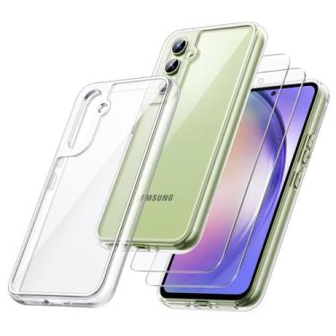 Imagem de Capa de telefone JeTech 2 em 1 para Samsung Galaxy A54 5G com protetor