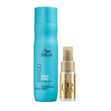 Imagem de Wella Acqua Pure Sh 250ml + Oleo 30ml - Wella profissional