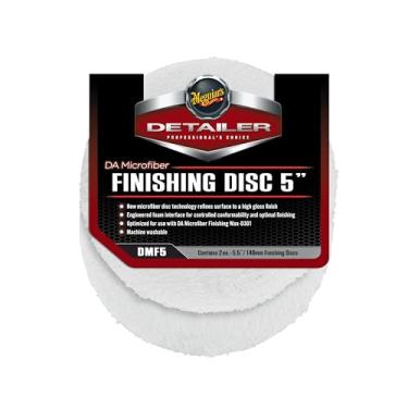Imagem de Meguiar's Disco de acabamento de microfibra DA DMF5-12,7 cm Disco de acabamento de microfibra para encerar com um polidor de dupla ação variável, use com cera de acabamento de microfibra DA para