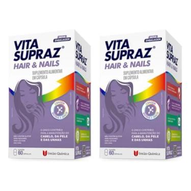 Imagem de Vitamina Vita Supraz Cabelos E Unhas Saudáveis Kit 120 Caps
