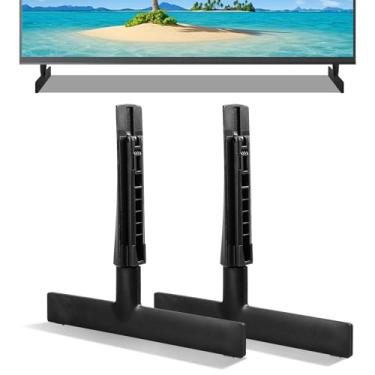 Imagem de BN63-19338B com pernas de TV para UN55AU8000FXZA UN50AU8000FXZA UN50CU8000FXZA UN55CU8000FXZA OEM Pernas Parafusos de substituição não necessários