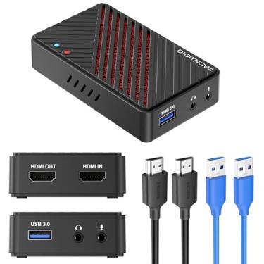 Imagem de VIXLW Placa De Captura Vídeo 4K, Hdmi Para Usb 3.0 Live Gamer Full Hd 1080P 60 Fps, Latência Ultrabaixa Streaming E Gravação, Compatível Com Nintendo Switch, Ps5, Ps4, Xbox One Pc