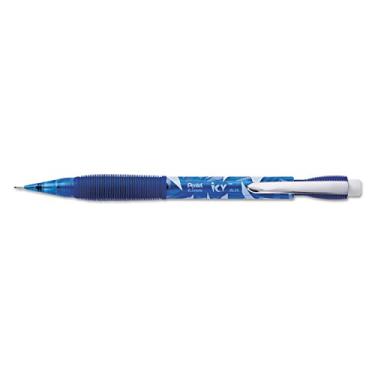 Imagem de Pentel Lapiseira automática Icy, 0,50 mm, corpo azul transparente, caixa com 12 (AL25TC)