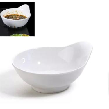 Imagem de 50 Molheiras Pote Bowl em Melamina 200ml Alça Finger Foods - Best