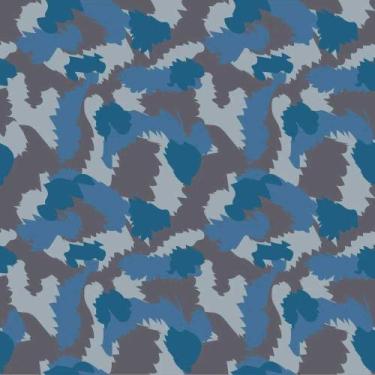 Imagem de Papel de Parede Adesivo Camuflado Abstrato 35641 0,58x2,50M - Adesivo 