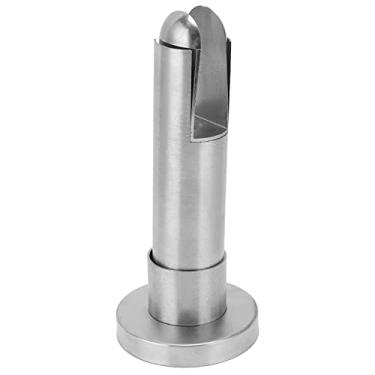 Imagem de FTVOGUE Grampo de Piso de Vidro, Partição de Aço Inoxidável Suporta o pé, Lixado e Escovado para Banheiro Público, Luminárias de Piso, Lisos e Bonitas para Facilitar a Instalação e o Uso, 304 Aço
