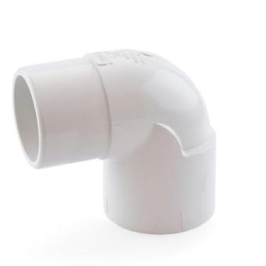 Imagem de Encaixe de tubo de PVC de 3,5 cm - cotovelo de 90°, torneira x soquete, programação 40