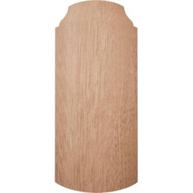 Imagem de 4 1/10.2 cm A x 3 cm P WM620 Americraft Solid Hardwood Stain Grade Bullnose Outside Corner Molding, Sapele (Matches Moulding MLDW01X04WM620SA)