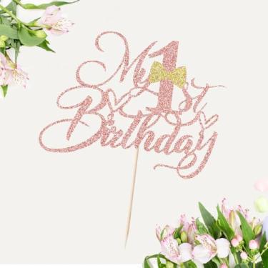 Imagem de Oh Baby Cake Topper, Baby Party Cake Decoration, New Baby Boy Girl Gender Reveal Cake Decor (My 1st birthday)