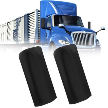 Imagem de Seassauto International Prostar Capa para retrovisor de porta 2002-2018 Internacional Preto Capa para retrovisor, lado do motorista e do passageiro (um par