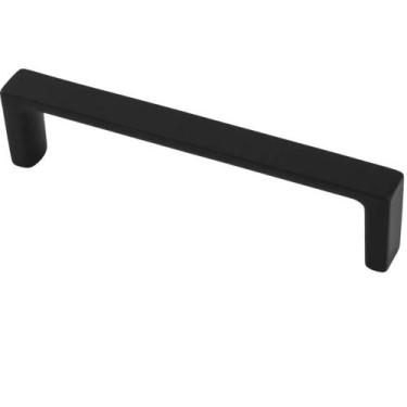 Imagem de Puxador Alça de Móvel Preto Fosco 16cm Piauí Torralba Minimalista 3267
