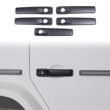 Imagem de Acabamento da tampa da maçaneta da porta externa do carro compatível com Mercedes Benz G Class W463 W464 G65 G55 G63 G500 G550 G350 2004-2045, acessórios de decoração de capa protetora de maçaneta