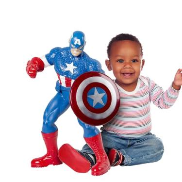 Imagem de BONECO CAPITÃO AMERICA GIGANTE 50 CM - MARVEL UNIVERSE - MIMO BRINQUEDOS