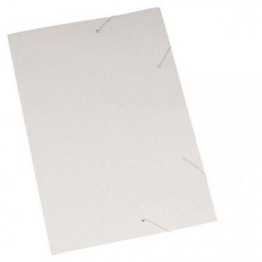 Imagem de Pasta Com Aba Elástica Papelão Branca Polycart