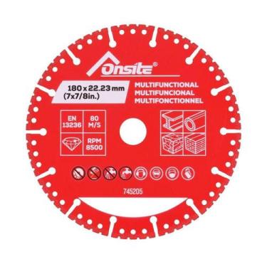 Imagem de Disco Diamantado Multimaterial 7''-180Mmx22,23Mm/20Mm Onsite