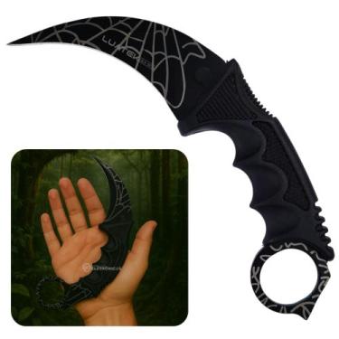 Imagem de Faca Karambit Compacta Design Ergonômico, Aço Inox e Capinha Protetora