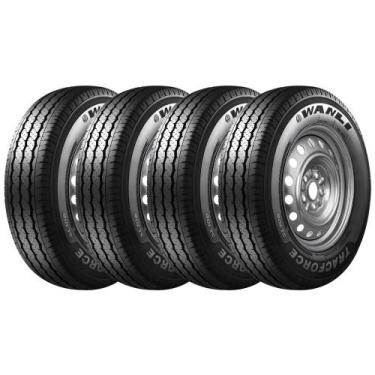 Imagem de Pneu Wanli Sl106 185R14C Aro 14C 102/100R 8 Lonas Kit4