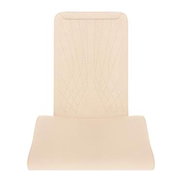 Imagem de QccHieUs Almofada de apoio para pernas de carro genérica, respirável, para direção, almofada de assento para trabalho, caminhões, cadeiras e ônibus, Bege