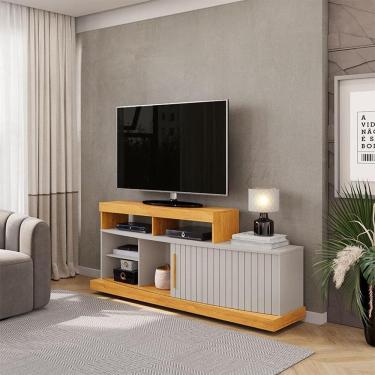 Imagem de Rack Bancada para Sala Ambiente Valle Cedro Bali – DJ Móveis