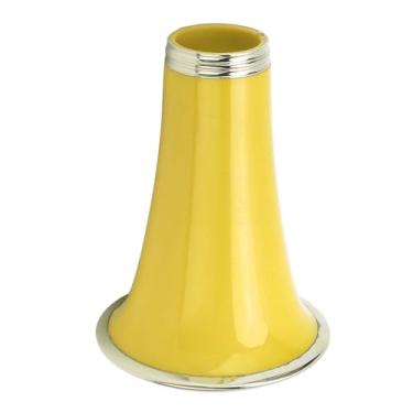 Imagem de Sino de Clarinete Leve Com Anel de Metal Banhado Em Plástico ABS para Vários Instrumentos de Sopro Fácil de Instalar e Substituir (CC30 Amarelo)