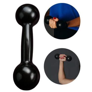 Imagem de Halter 2Kg Ferro Emborrachado Musculação Academia Alui - Geral