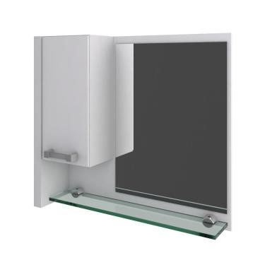 Imagem de Espelheira Para Banheiro 59x54cm Legno 650 Branco Chess