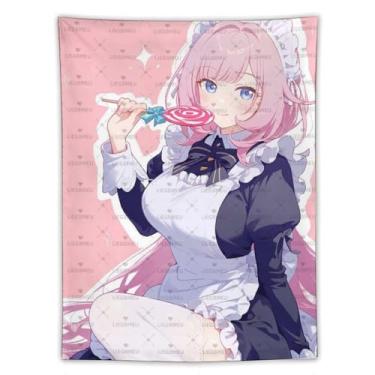 Imagem de LIEGBMEU Sexy Bikini Hot Anime Girl Tapeçaria 152.4 cm x 203.2 cm Interior Exterior Wall Quilt Art Decoração de Tapeçaria Caprichosa, Aa027
