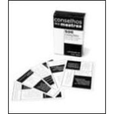 Imagem de Conselhos dos mestres - 500 citaçoes para voce consultar no seu dia-a-dia - 50 cartas