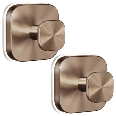 Imagem de Ganchos de ventosa para chuveiro, ganchos de chuveiro resistentes para parede de banheiro, janelas de vidro, portas lisas para pendurar toalhas, roupões, gancho reutilizável para grinaldas de Natal