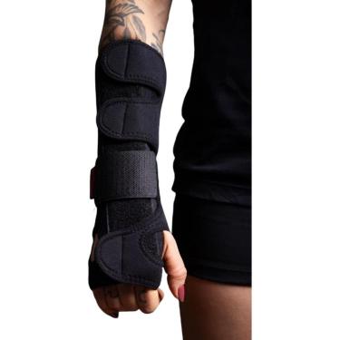 Imagem de Munhequeira Ortopédica para Pulso com Tala Bilateral Longa Unissex Tamanho Único Progne Sports-Unissex