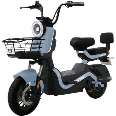 Imagem de Bicicleta Elétrica Scooter Autopropelida Freio a Disco 650W 48V MD-20 Azul Midori