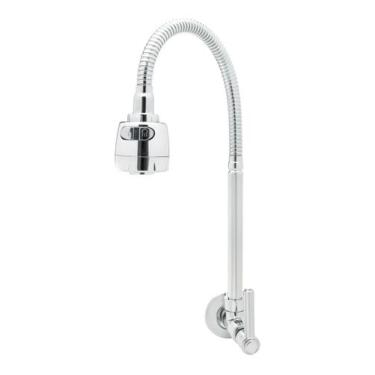 Imagem de Torneira Flexível Slim Cozinha De Parede Gourmet 1/4 Volta - Dazie Met