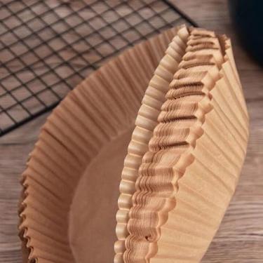 Imagem de 50 Formas De Papel Antiaderente Descartável Para Air Fryer