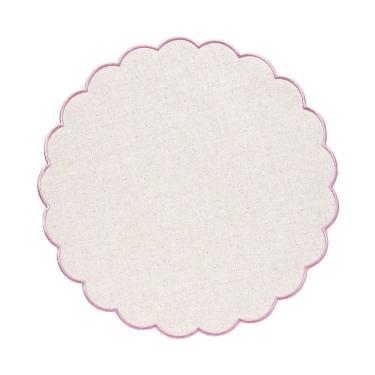 Imagem de Jogo Americano Copa E Cia Avulso Debrum Circular Rosê