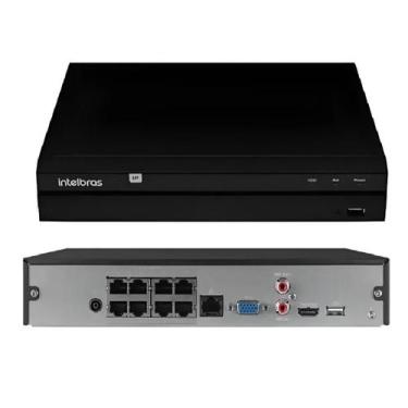 Imagem de Nvr Intelbras 8 Portas Poe Gravador Vídeo Ip Nvd 1408 P