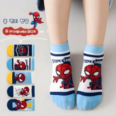 Imagem de Meias De Malha Para Crianças, Meninos, Homem-Aranha, Homem De Ferro, C