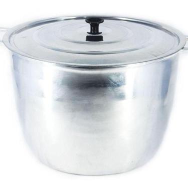 Imagem de Caldeirão Alça de Alumínio Polido com Tampa 16,7L 34cm - DIVIFORTE