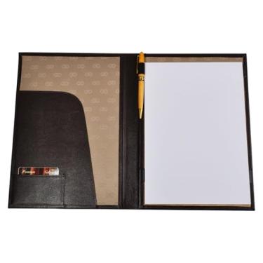 Imagem de Pasta Convenção MALTA em Couro (Café)