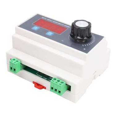 Imagem de WALFRONT 2W 10kΩ Potenciômetro Digital de 4 Dígitos Montagem de Trilho de Ajuste Configuração Ajustável para Controladores de Velocidade PLC Inversor e Conversores de Frequência