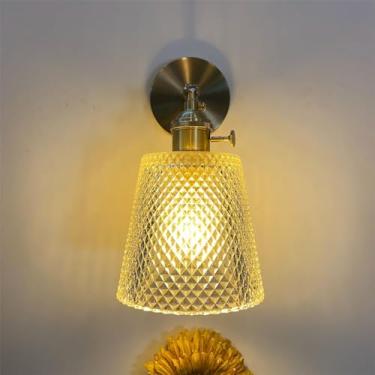 Imagem de Lâmpada De Parede De Latão Nórdico, Lâmpada De Parede Personalizada Criativa Retrô, Adequada Para Sala De Estar Corredor Bar Café Restaurante Iluminação Decorativa (Estilo 16)