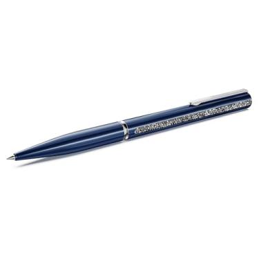 Imagem de Swarovski Caneta esferográfica Crystal Shimmer Glide, azul, lacado azul, acabamento cromado
